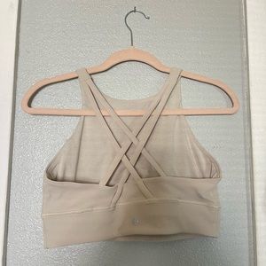 Lululemon- Energy High Neck Longline Ribbed Bra